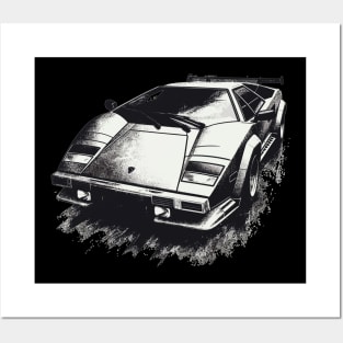 Lamborghini Countach Posters and Art